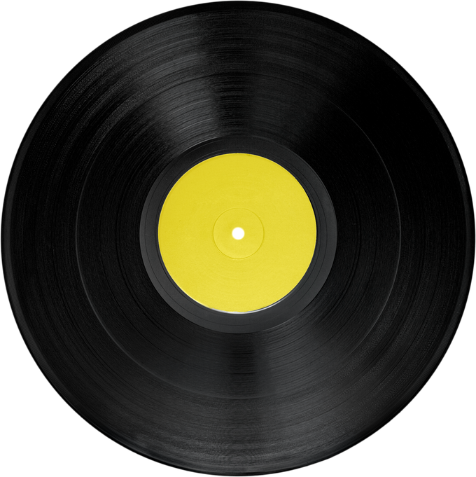 Vinyl Record Isolated